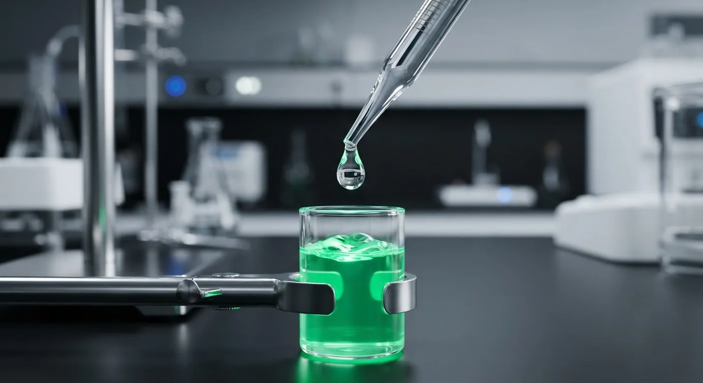 Precision dosing of a plant extract fraction at the laboratory bench